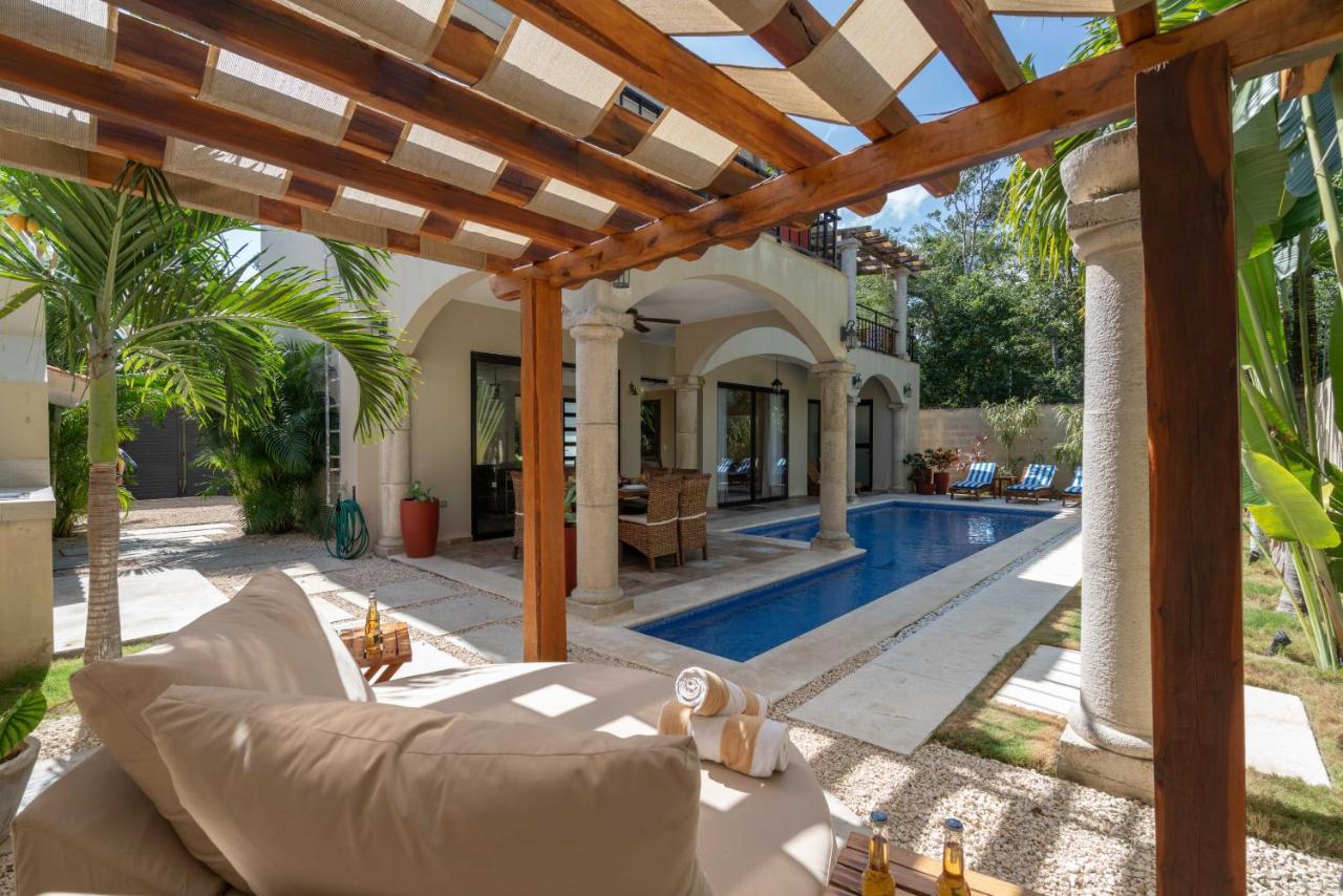 Tulum Stunning Villa For 10-Cabana-Private Pool-Parking Exterior photo